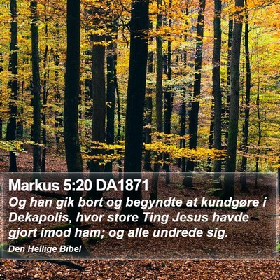 Markus 5:20 DA1871 Bible Verse Image