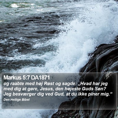 Markus 5:7 DA1871 Bible Verse Image