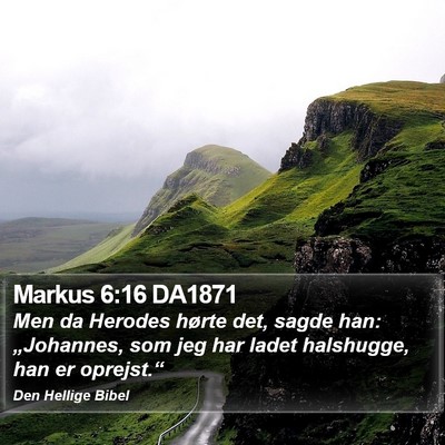 Markus 6:16 DA1871 Bible Verse Image