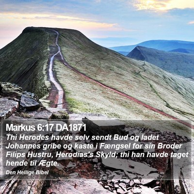 Markus 6:17 DA1871 Bible Verse Image