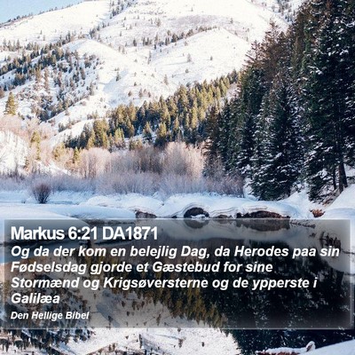 Markus 6:21 DA1871 Bible Verse Image