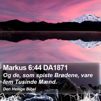 Markus 6:44 DA1871 Bible Verse Image