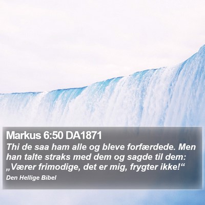 Markus 6:50 DA1871 Bible Verse Image