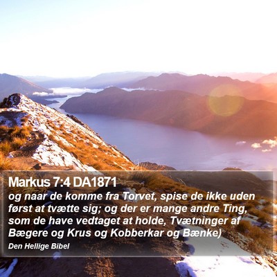 Markus 7:4 DA1871 Bible Verse Image