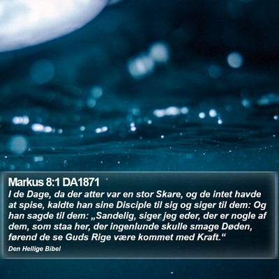 Markus 8:1 DA1871 Bible Verse Image