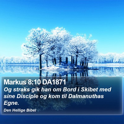 Markus 8:10 DA1871 Bible Verse Image