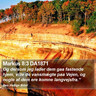 Markus 8:3 DA1871 Bible Verse Image