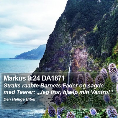 Markus 9:24 DA1871 Bible Verse Image