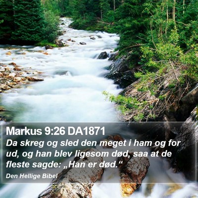 Markus 9:26 DA1871 Bible Verse Image