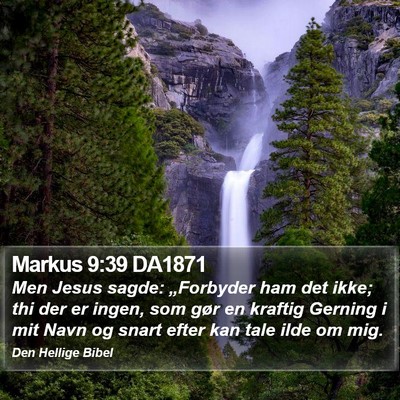 Markus 9:39 DA1871 Bible Verse Image