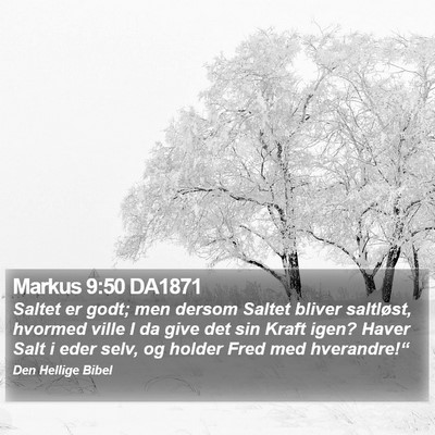 Markus 9:50 DA1871 Bible Verse Image