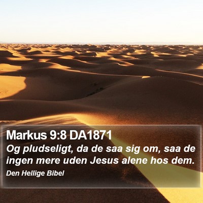 Markus 9:8 DA1871 Bible Verse Image