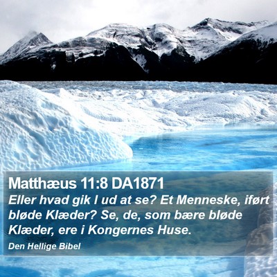 Matthæus 11:8 DA1871 Bible Verse Image
