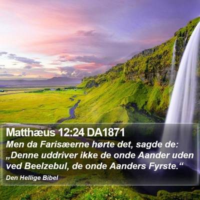Matthæus 12:24 DA1871 Bible Verse Image