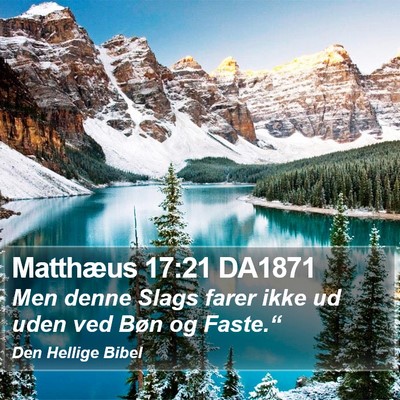 Matthæus 17:21 DA1871 Bible Verse Image