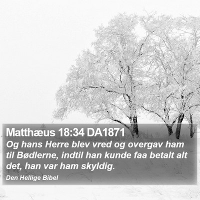 Matthæus 18:34 DA1871 Bible Verse Image