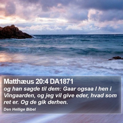 Matthæus 20:4 DA1871 Bible Verse Image