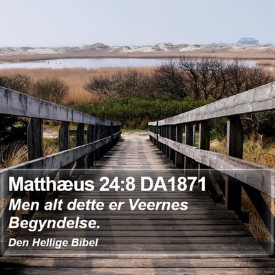 Matthæus 24:8 DA1871 Bible Verse Image