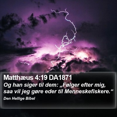 Matthæus 4:19 DA1871 Bible Verse Image