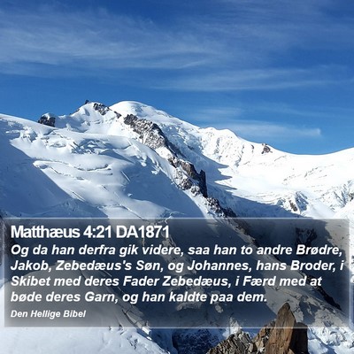 Matthæus 4:21 DA1871 Bible Verse Image