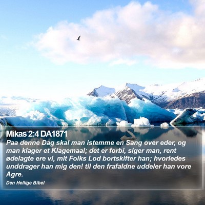 Mikas 2:4 DA1871 Bible Verse Image