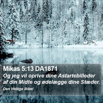Mikas 5:13 DA1871 Bible Verse Image
