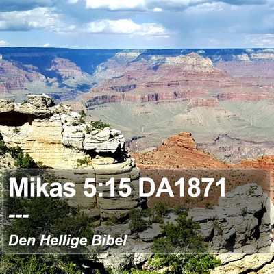 Mikas 5:15 DA1871 Bible Verse Image