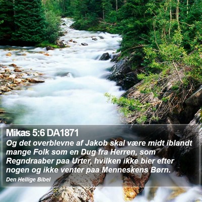 Mikas 5:6 DA1871 Bible Verse Image