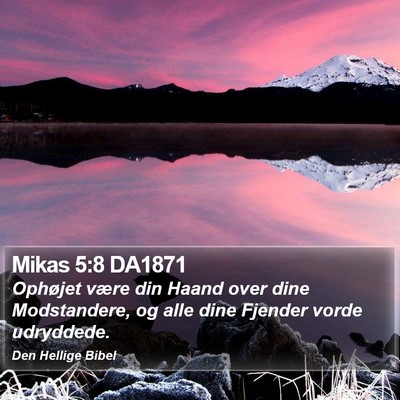 Mikas 5:8 DA1871 Bible Verse Image