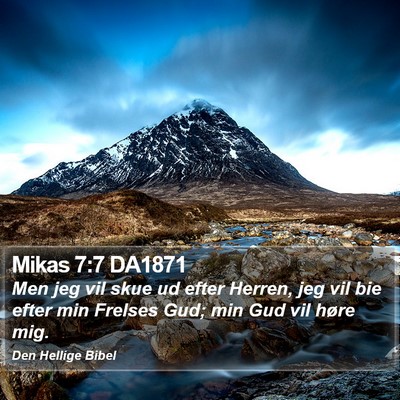 Mikas 7:7 DA1871 Bible Verse Image