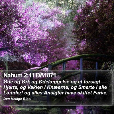 Nahum 2:11 DA1871 Bible Verse Image