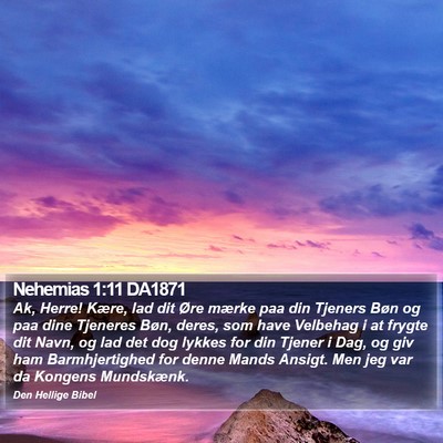 Nehemias 1:11 DA1871 Bible Verse Image