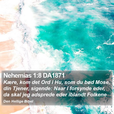 Nehemias 1:8 DA1871 Bible Verse Image
