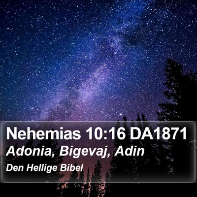 Nehemias 10:16 DA1871 Bible Verse Image