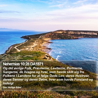Nehemias 10:28 DA1871 Bible Verse Image