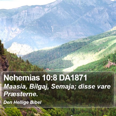 Nehemias 10:8 DA1871 Bible Verse Image