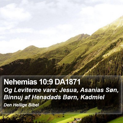 Nehemias 10:9 DA1871 Bible Verse Image