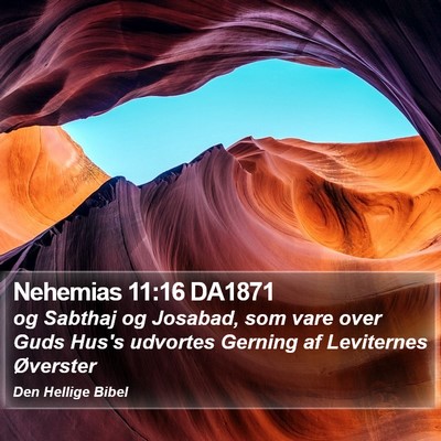 Nehemias 11:16 DA1871 Bible Verse Image