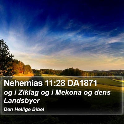 Nehemias 11:28 DA1871 Bible Verse Image