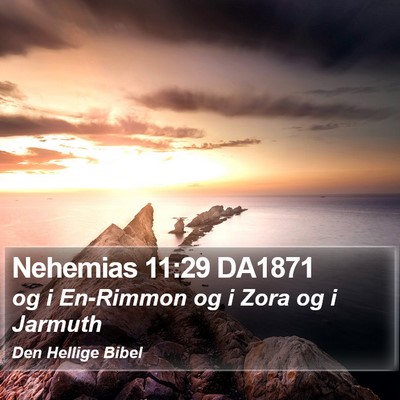 Nehemias 11:29 DA1871 Bible Verse Image