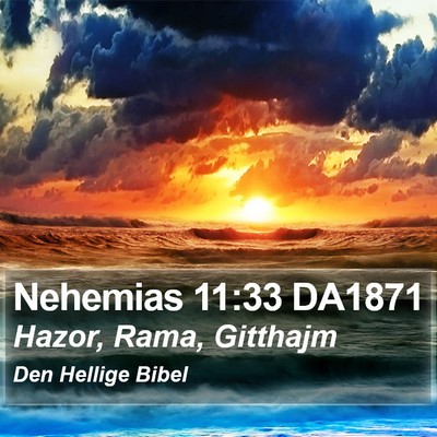 Nehemias 11:33 DA1871 Bible Verse Image