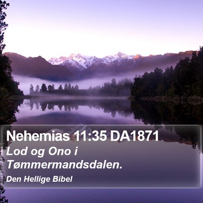 Nehemias 11:35 DA1871 Bible Verse Image