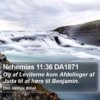 Nehemias 11:36 DA1871 Bible Verse Image