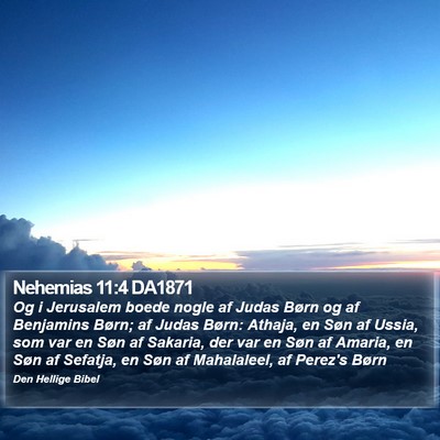 Nehemias 11:4 DA1871 Bible Verse Image