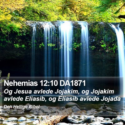 Nehemias 12:10 DA1871 Bible Verse Image