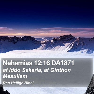 Nehemias 12:16 DA1871 Bible Verse Image