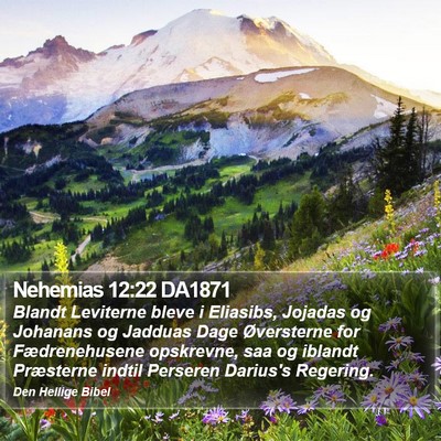 Nehemias 12:22 DA1871 Bible Verse Image