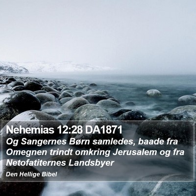 Nehemias 12:28 DA1871 Bible Verse Image