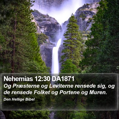 Nehemias 12:30 DA1871 Bible Verse Image