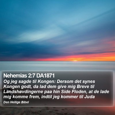 Nehemias 2:7 DA1871 Bible Verse Image